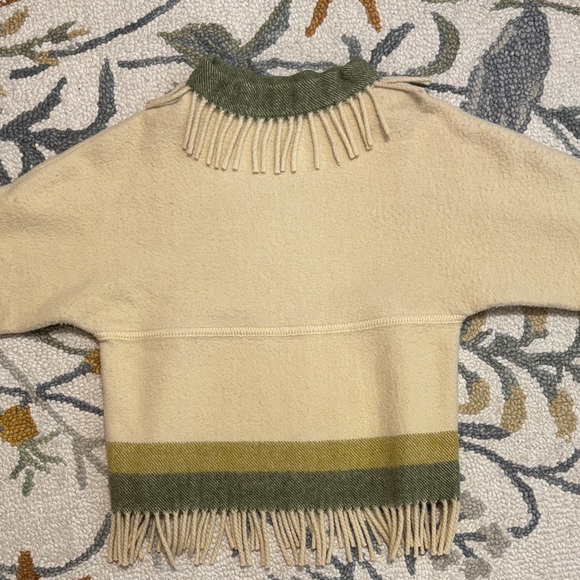 Lapp Lander 100% wool fringe vintage Sweater made in Norway - Picture 7 of 13